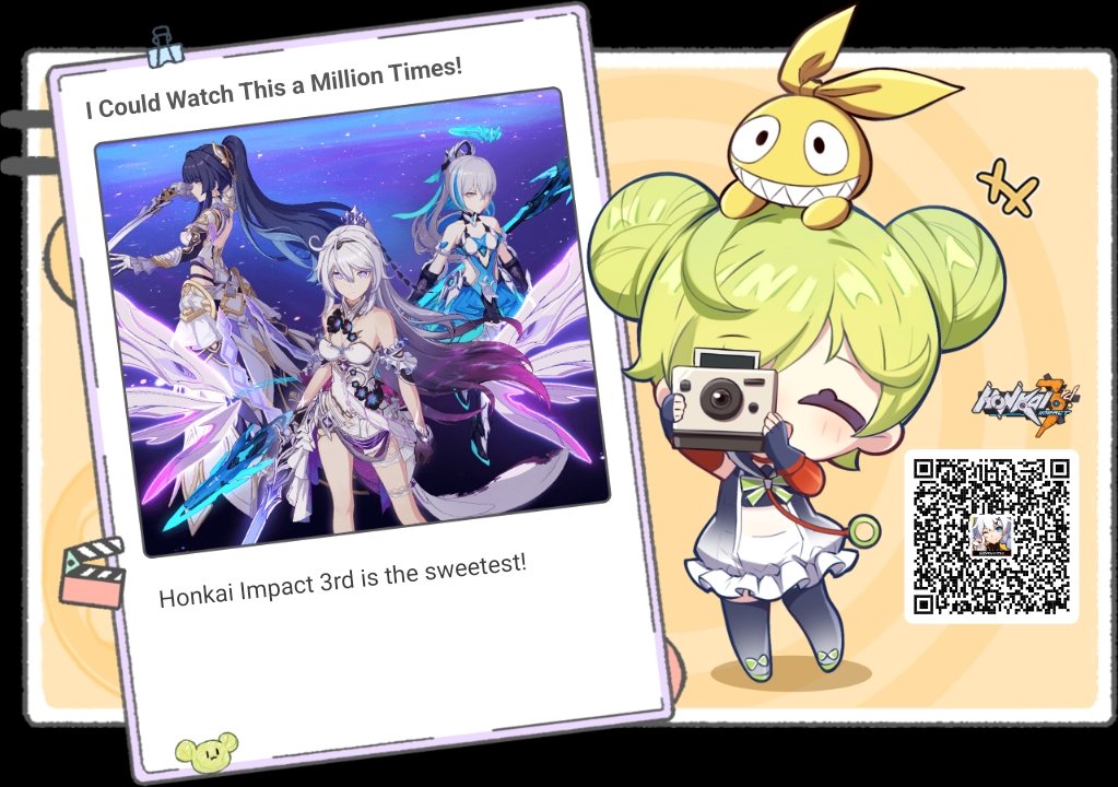 6eBin1's tweet photo. Play web event Now It’s Honkai Impact 3rd’s Time! to get Crystals and more! https://t.co/GHPWV7KErq