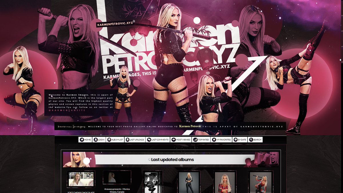 ⭐️Latest Onliner   
🖥️Basic Coppermine Theme 
🌐karmenpetrovic.xyz/gallery/