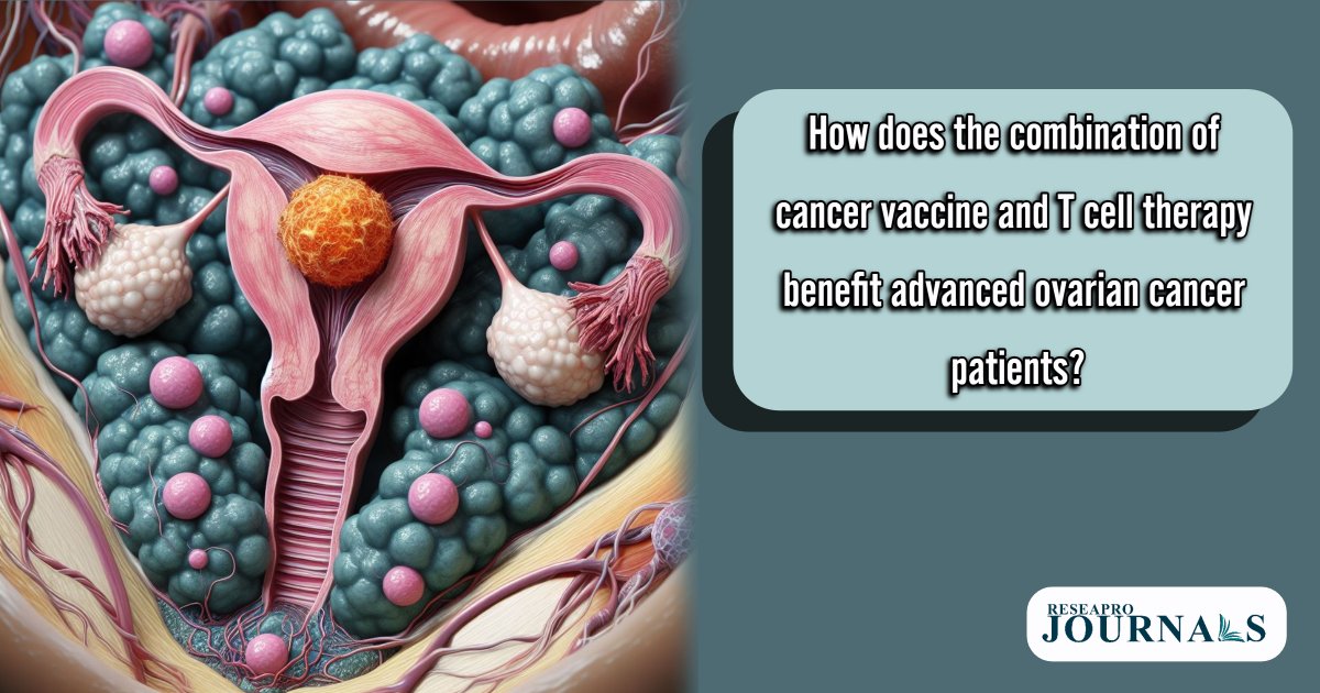 ReseaproJCTaI's tweet photo. Explore our new findings.
Revolutionizing ovarian cancer treatment: Immunotherapy’s promising combo for patients.
See more in details: https://t.co/WO4YOyvd4w
#AdvancedCancerTreatment #CancerVaccine #ImmunotherapyWins #OvarianCancer #TCellTherapy #reseaprojournals #cancer https://t.co/BtPuzLE0Op