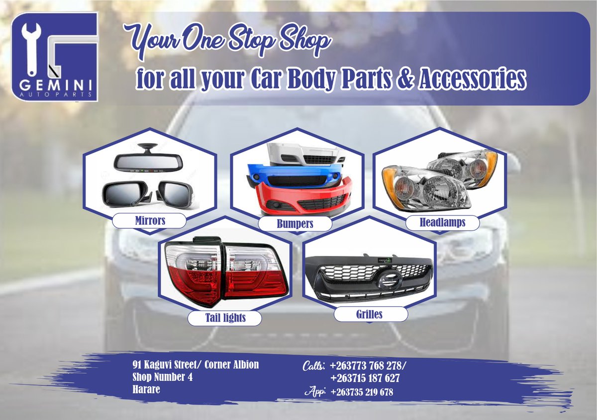 Gemini Auto Parts Zimbabwe tweet media