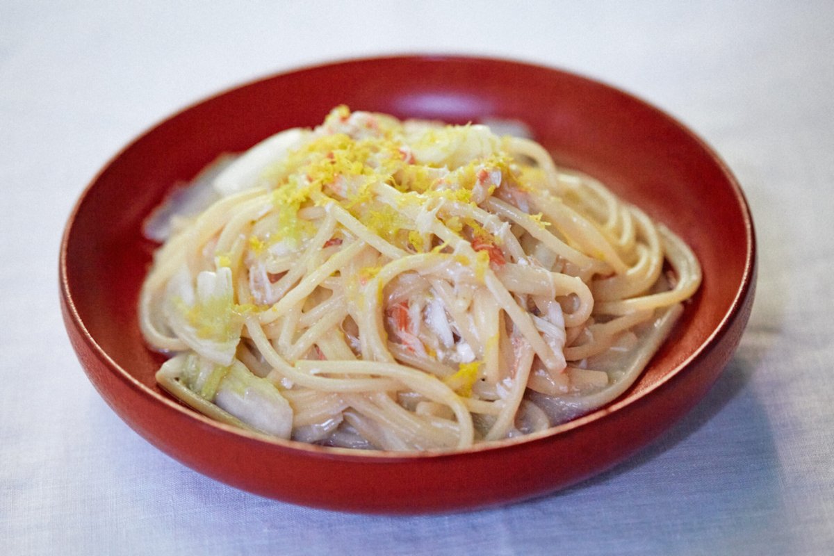 uminorecipe's tweet photo. ＼ベニズワイガニの和製スパゲッティー！／
無性にカニが食べたくなる季節。ポン酢でそのまま食べるだけでもおいしいけれど、カニの殻で出汁を引く、味染み染みパスタのレシピもお試しくださいね！🦀
https://t.co/1M4EGkK4Lw
#日本財団 #海と日本 #海のレシピ
写真：高村瑞穂 https://t.co/AHIocrzCGU