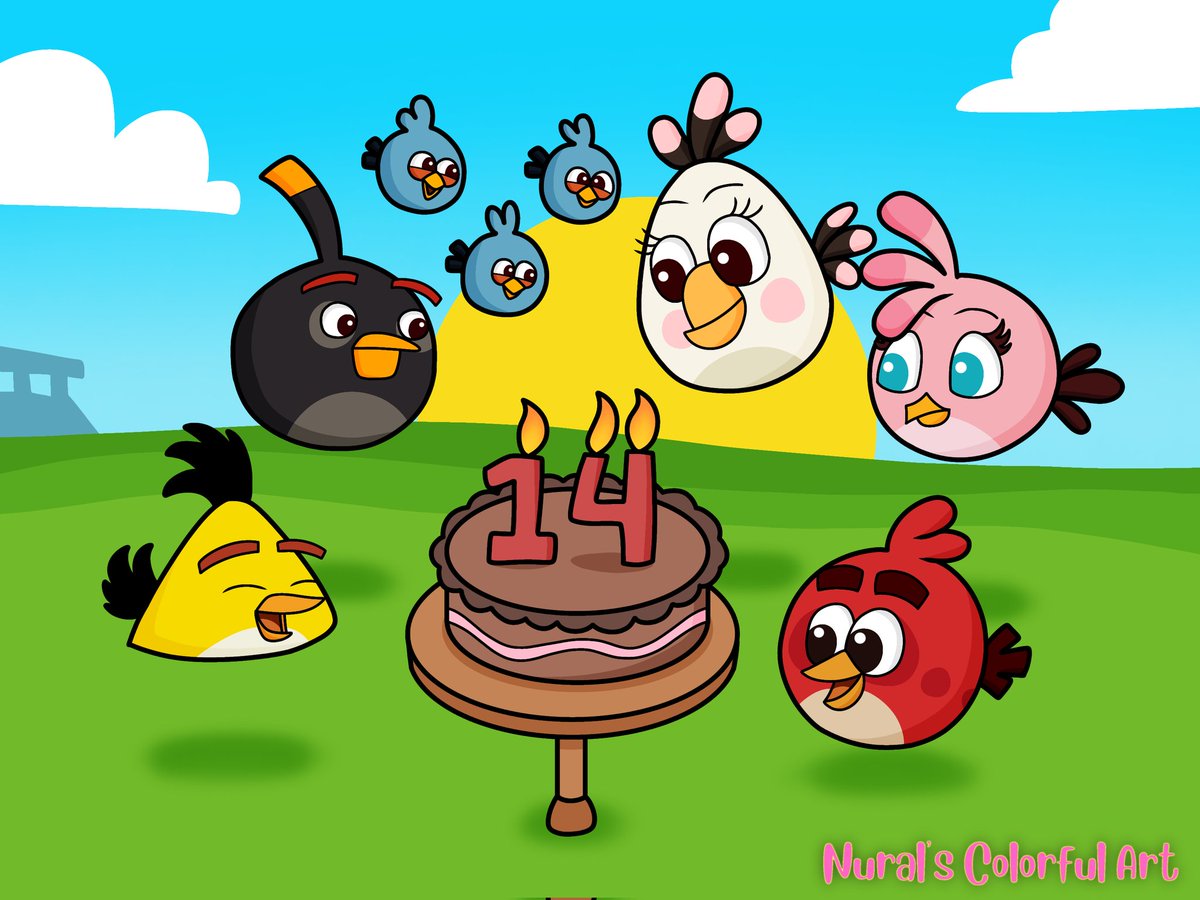 Happy 14th anniversary, Angry Birds! 🎂🐦

#characters #videogame #videogamecharacters #videogamefanart #angrybirds #angrybirdsfanart #angrybirdsfart #art #artwork #drawing #fanart #digitalart #digitalartwork #digitaldrawing #ibisPaintX #NuralsColorfulArt #ArtistOnTwitter