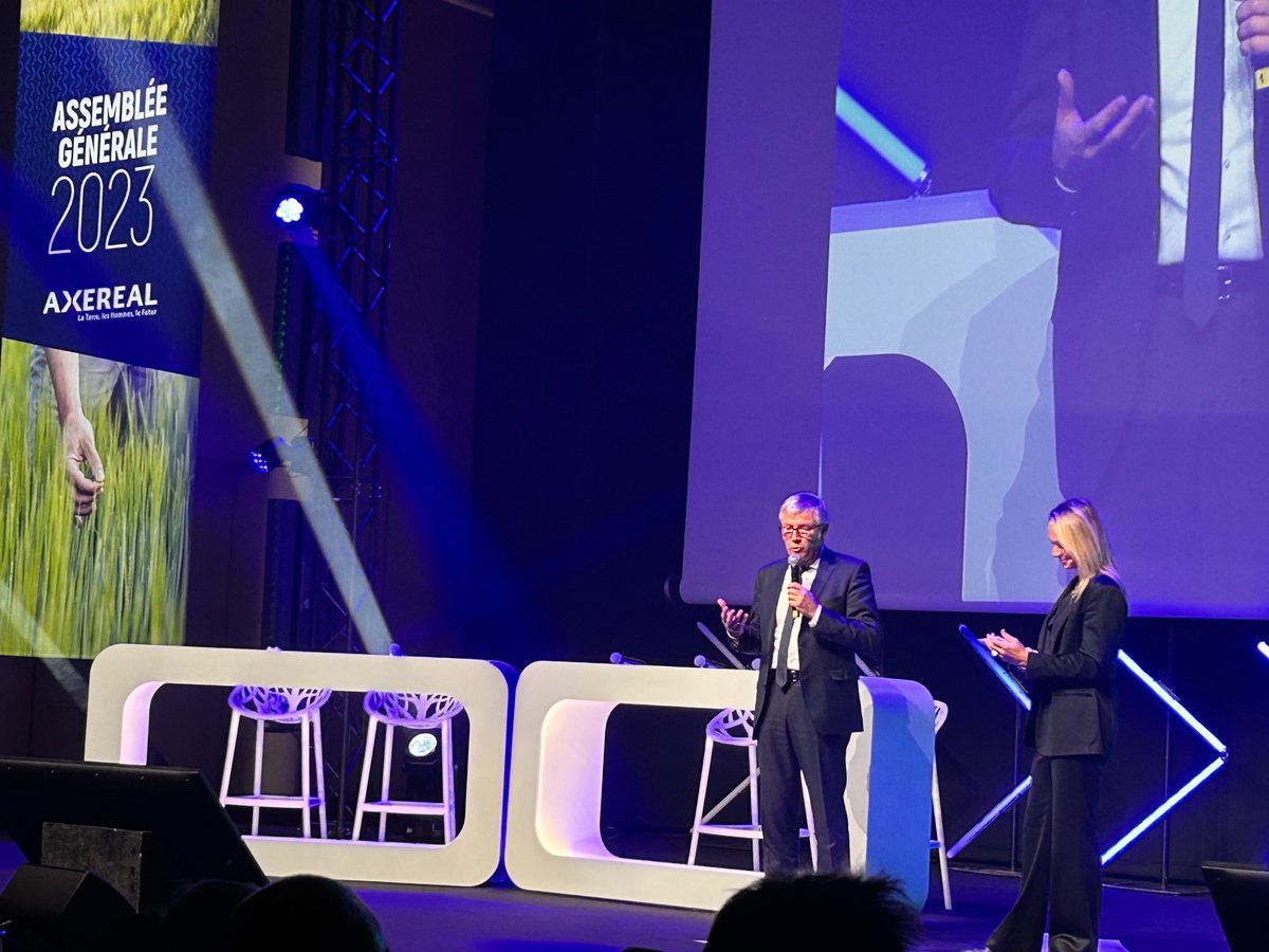 💡AG <a href="/_AXEREAL/">AXEREAL</a> jeudi : #décarbonation et #AgricultureRégénérative. 🎤 « Notre job : co-construire des filières durables et rentables » résume <a href="/JeanFLoiseau/">Jean-François Loiseau</a>, son président. 🗓️ Évolution en 2024 du label #AgriDurable de la coopérative vers #CultivUp régénératif. 👏👏👏