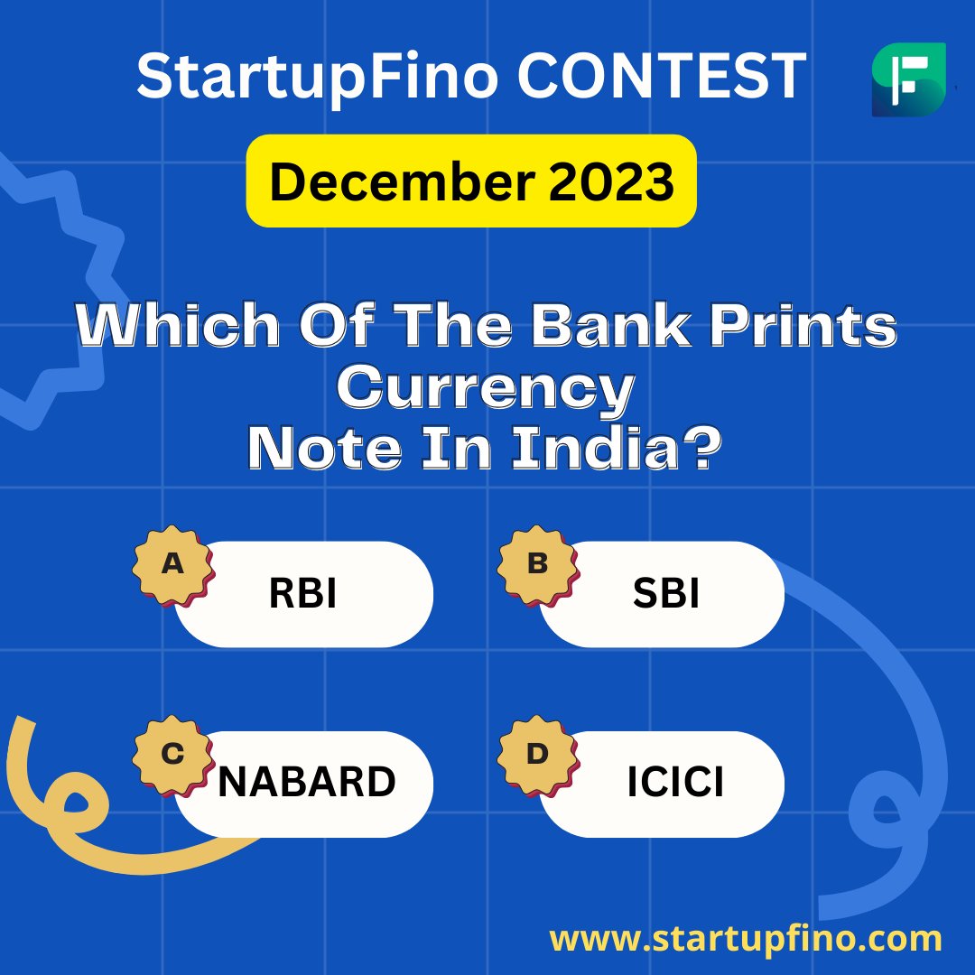 #ContestAlert
BE OUR NEXT WINNER👑
The most awaited December Contest is here!

Answer this question and win a Rs 500 #Amazonvoucher.

#ContestConditions
1. LIKE and SHARE this post
2. Comment right answer by tagging StartupFino
3. TAG any 3 FRIENDS
4. FOLLOW all our Pages