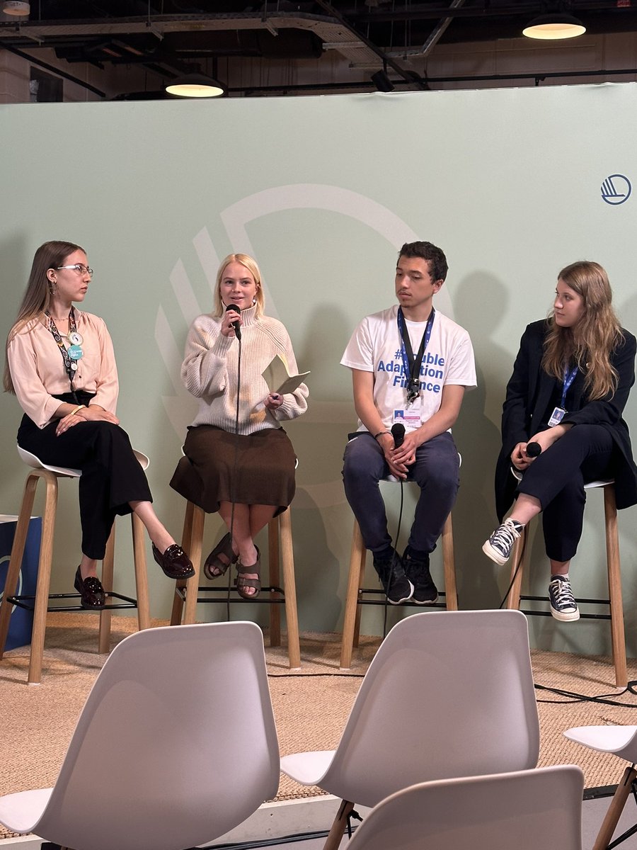 #COP28UAE Youth Climate Councils sharing their experiences for new councils to be established. Denmark was the first country to form a YCC, but there is still work to be done for stronger mandate. <a href="/ESydendal/">Elise Sydendal</a> points out follow-up mechanisms and financing. #NordicSolutions
