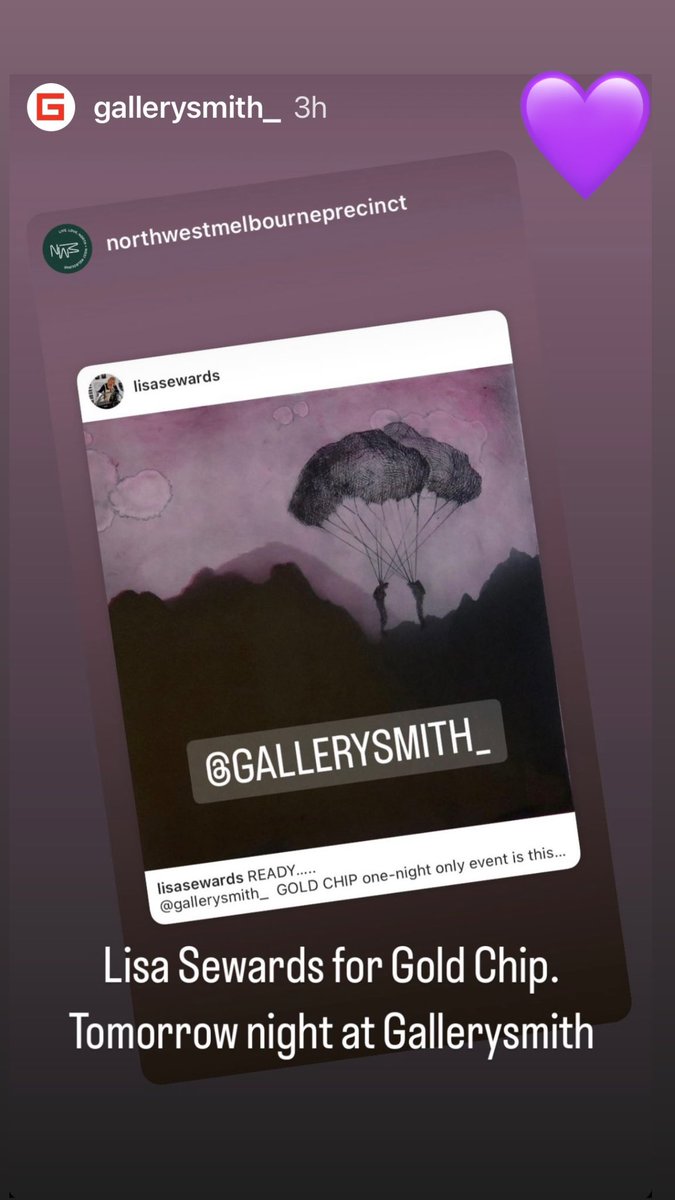 ONE NIGHT ONLY! <a href="/Gallerysmith/">Marita Smith</a> GOLD CHIP annual exhibition, tomorrow night! 🥂