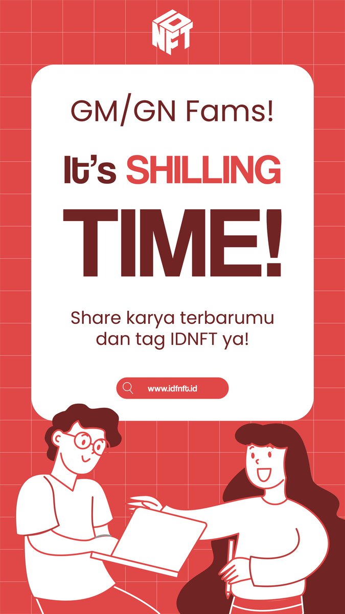 idnft_'s tweet photo. GM Fams!๐ฅ
This is the right time for you to do shilling. Don't forget to share your most interesting work and don't forget to tag IDNFT, Fams!๐คฉ๐ฅ
#IDNFT #nft #NFTart #NFTCommunity #NFTcollections #NFTdrop #Cryptoart #Cryptocurrency #Shilling #shillingcontest #Shillingtime https://t.co/BMqOetzA6p