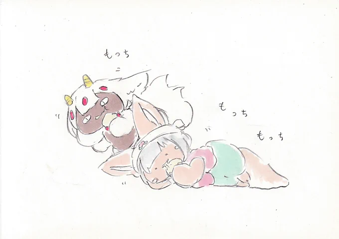 桃太郎。 #イラスト #メイドインアビス