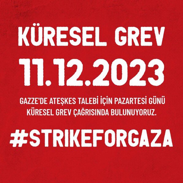 #StrikeForGaza