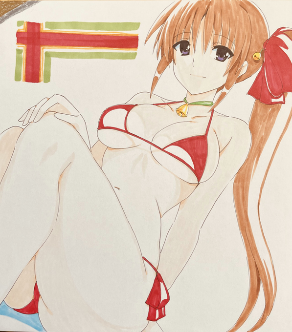 クリスマスビキニ仕様!のアナログなのはさん～