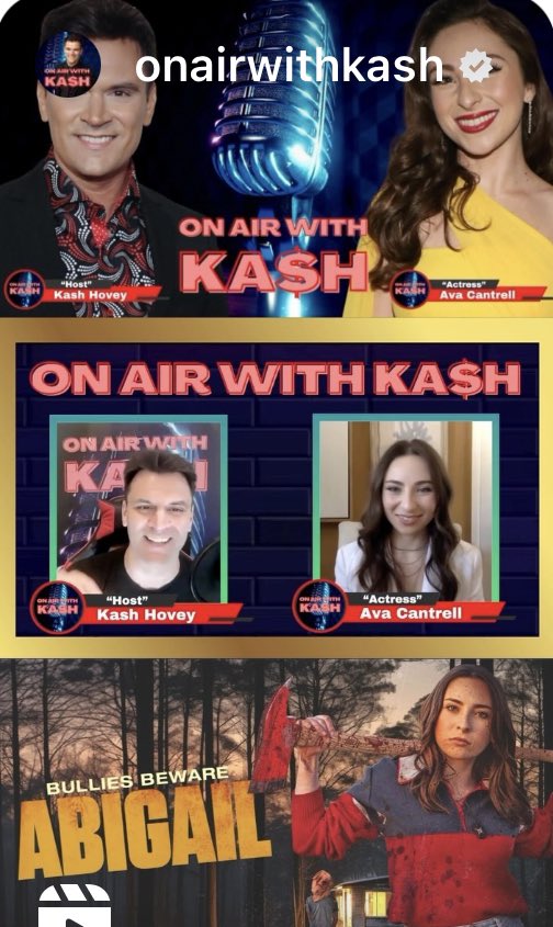 Love this interview @OnAirWithKash #abigailfilm The comparison to 70s antihero’s really will resonate with so many. Getting comments from teens that this is first horror movie as well as people my parents age that are going crazy for this 70s thriller. m.youtube.com/watch?v=yBhh6e…