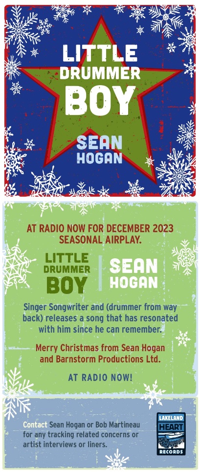 REPOST: #SeanJamesHogan 🎵🇨🇦 #SeanHogan #Music #SingerSongwriter #Musician #NewRelease #Radio #NewSingle #NewSong #LittleDrummerBoy #Song #Streaming #LimitedRelease #HolidayMusic #Airplay #ChristmasMusic #ChristmasSong 🎄 #CountryMusic #CoverSongs #MerryChristmas #ProudPublicist