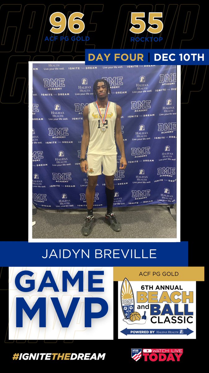 MVP of <a href="/theacademycfl/">The Academy of Central Florida</a> vs Rocktop

#12 Jaidyn Breville <a href="/JaidynBreville/">Jaidyn Breville</a> 

-14pts

#DMEBeachandBall