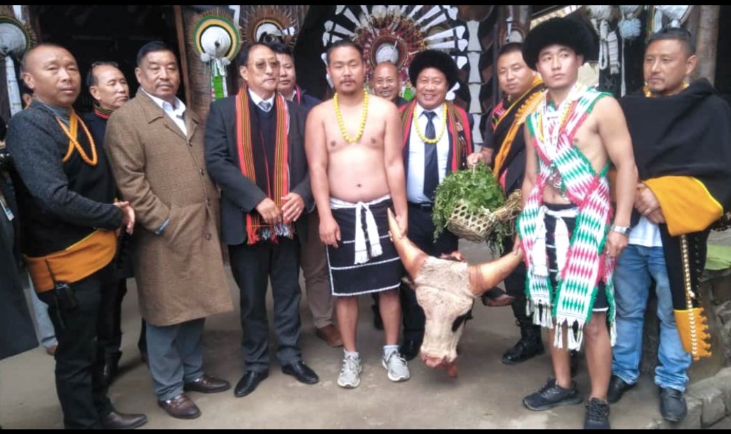 Humbled to be accorded a warm reception by Angami Public Organisation &amp; Khonoma Youth Organisation at Angami Morung, Kisama !
The hospitality was awesome. On behalf of my entourage, I convey sincere gratitude to everyone involved in the community Morung.