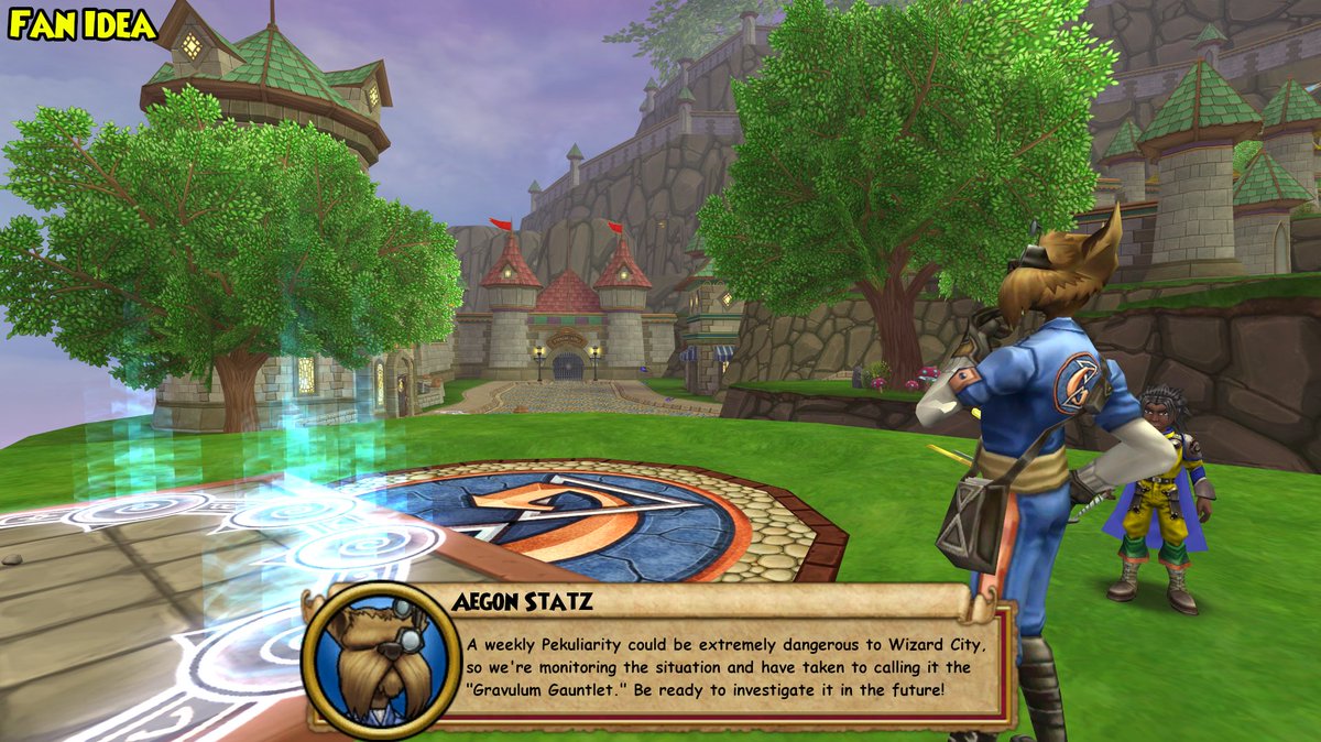theatmoplex's tweet photo. FANPOST: Introducing the Gravulum Gauntlet, a new spot in Olde Town where a different Gauntlet appears every week. Essentially, it's a rotating Gauntlet that everyone can access for free. 

This also means Aegon could give you a "weekly" to complete the Gauntlet for a reward... https://t.co/eHtEyCWTgz