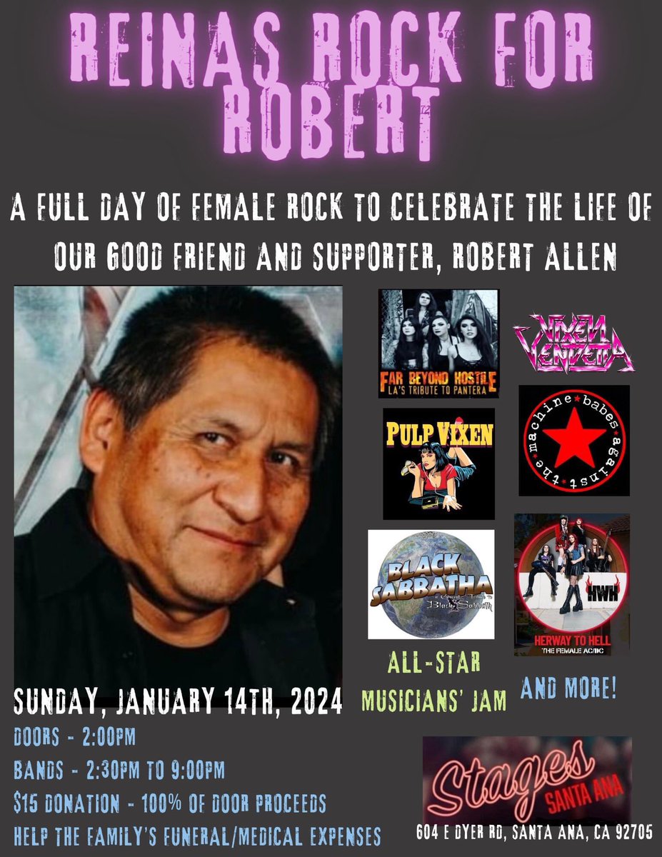 Honored to be hosting this mega fund raising event in January 🤘🏿🎟