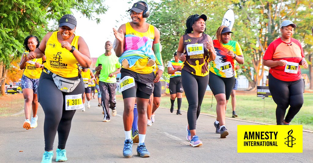 amnesty_zim's tweet photo. A BIG THANK YOU and congratulations to our 2023 #RunForRights Half Marathon runners!

@amnesty_zim would like to thank all runners, event organizers, volunteers, members, activists, supporters, and partners for making this year’s #RunForRights Half Marathon a huge success. https://t.co/nVmdHQd092