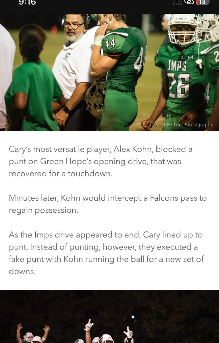 I WILL play football again. 

C/O: 2023 

missed 2023/2024 collegiate season due to injury 

Wr/Fs/P