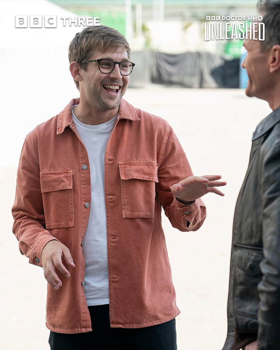 us rn after The Giggle: 🤯🤯🤯  

Go behind the scenes of the Time Lord’s adventures with #DoctorWhoUnleashed! 🎬   

#BBCThree #DoctorWho #iPlayer <a href="/SteffanPowell/">Steffan Powell</a> <a href="/ActuallyNPH/">Neil Patrick Harris</a> @ChanyaButton