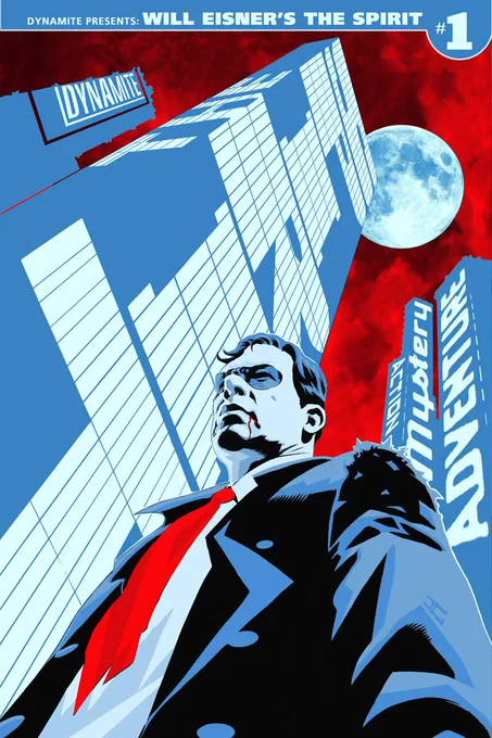 John Cassaday is one of the coolest 21st century artists ever to slap bristol. Just remembered this eerie, semi-apocalyptic cover he did for our WILL EISNER'S THE SPIRIT  