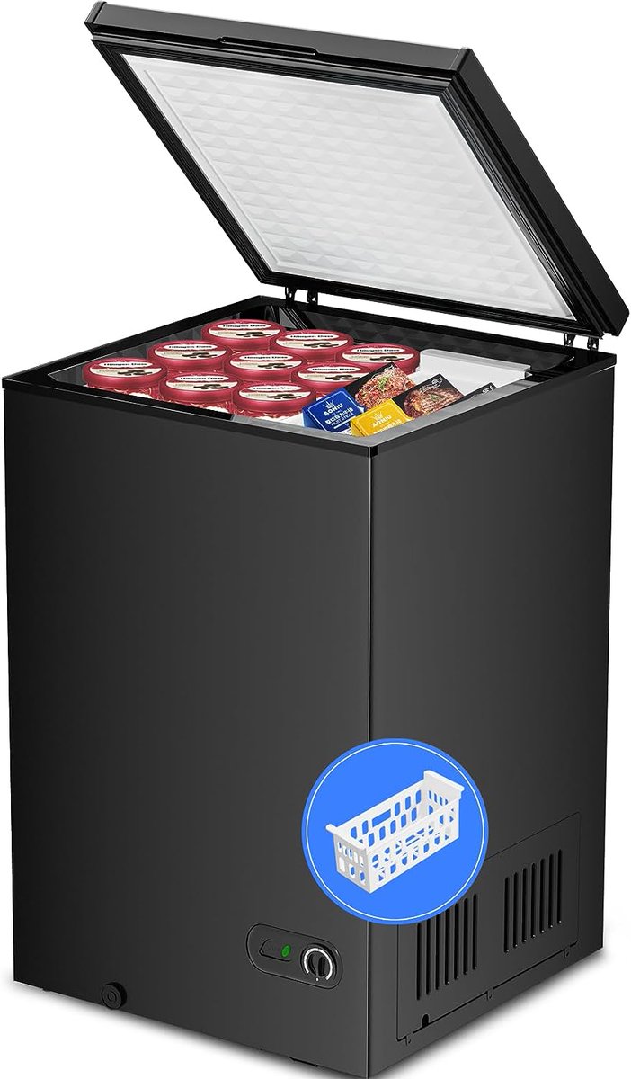 DwightfromJerz's tweet image. Chest Freezer with Removable Basket for Indoor Use (Black, 3.5 Cu.ft)
Click link to buy now for only $99.99: 
sovrn.co/1anz9sm

#freezer
#deepfreezer
