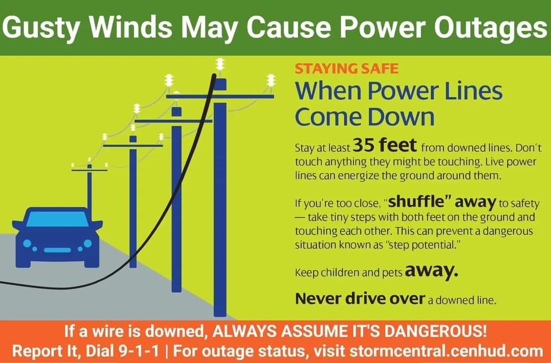 As gusty winds persist into Monday, we expect a few power outages. Report your outage to @CentralHudson and check restoration status at stormcentral.cenhud.com