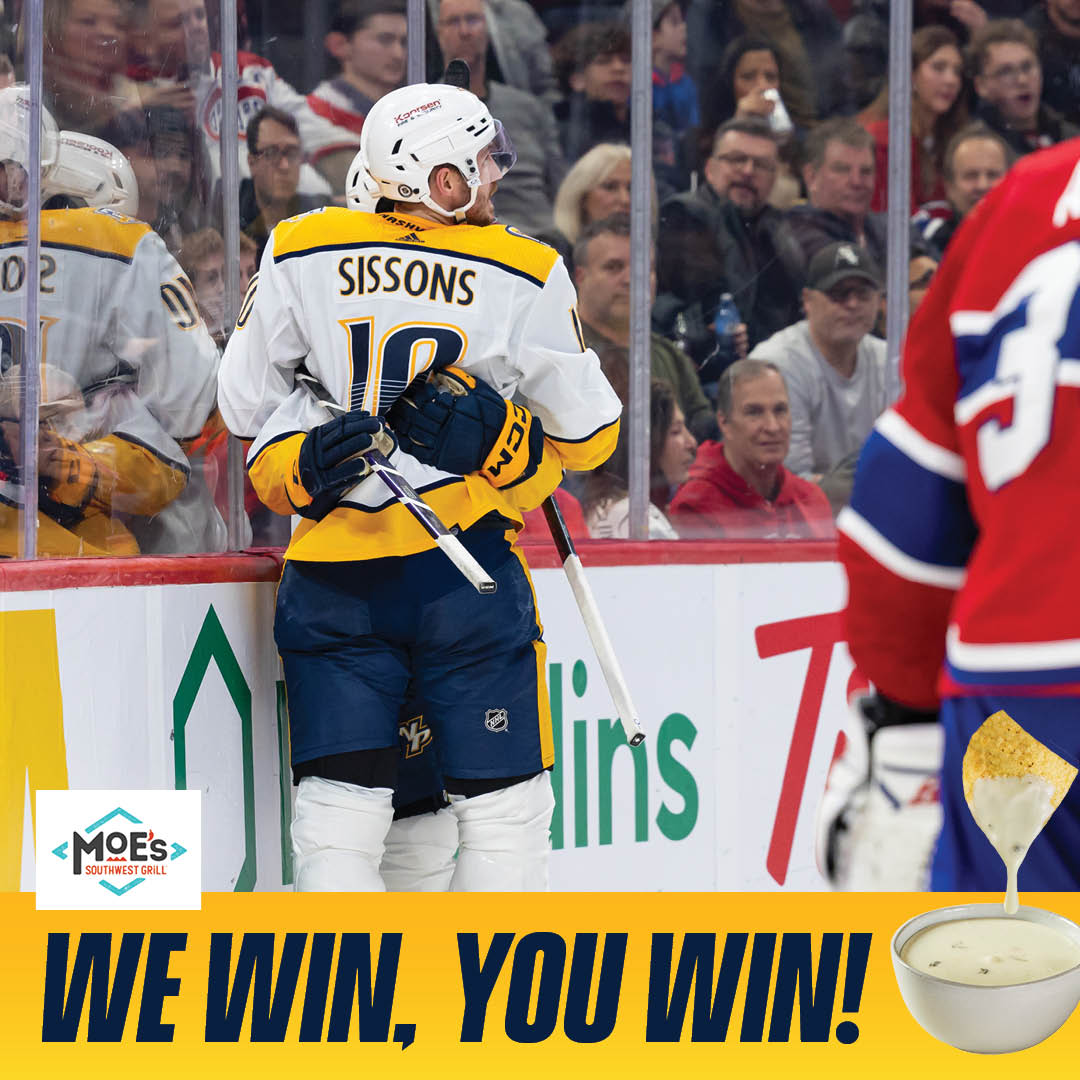 PredsNHL's tweet photo. Lunch is on us tomorrow 😋

How to redeem -> https://t.co/Fq4JfW0O1u https://t.co/a6lof89E66