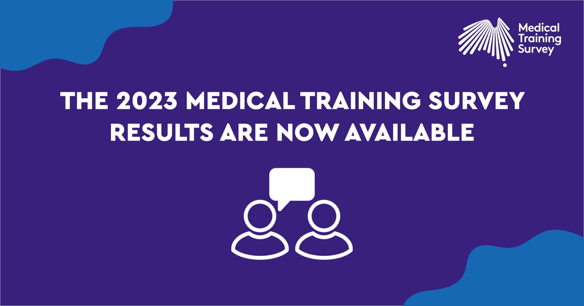 Thank you to the 22,000+ doctors in training who participated in the Medical Training Survey. The 2023 results are now available. Read more about the quality of medical training in Australia: bit.ly/48eneJp