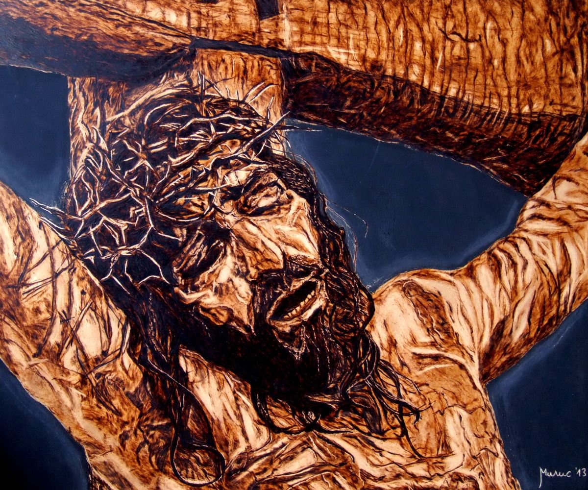 JesseDornfeld's tweet photo. I was in a discussion with someone recently about the name of the band @MangledSongs. They did not like calling Christ "Mangled Carpenter." But here's the thing:
Without this:                                  No this: https://t.co/Q1Fb2CWdSO