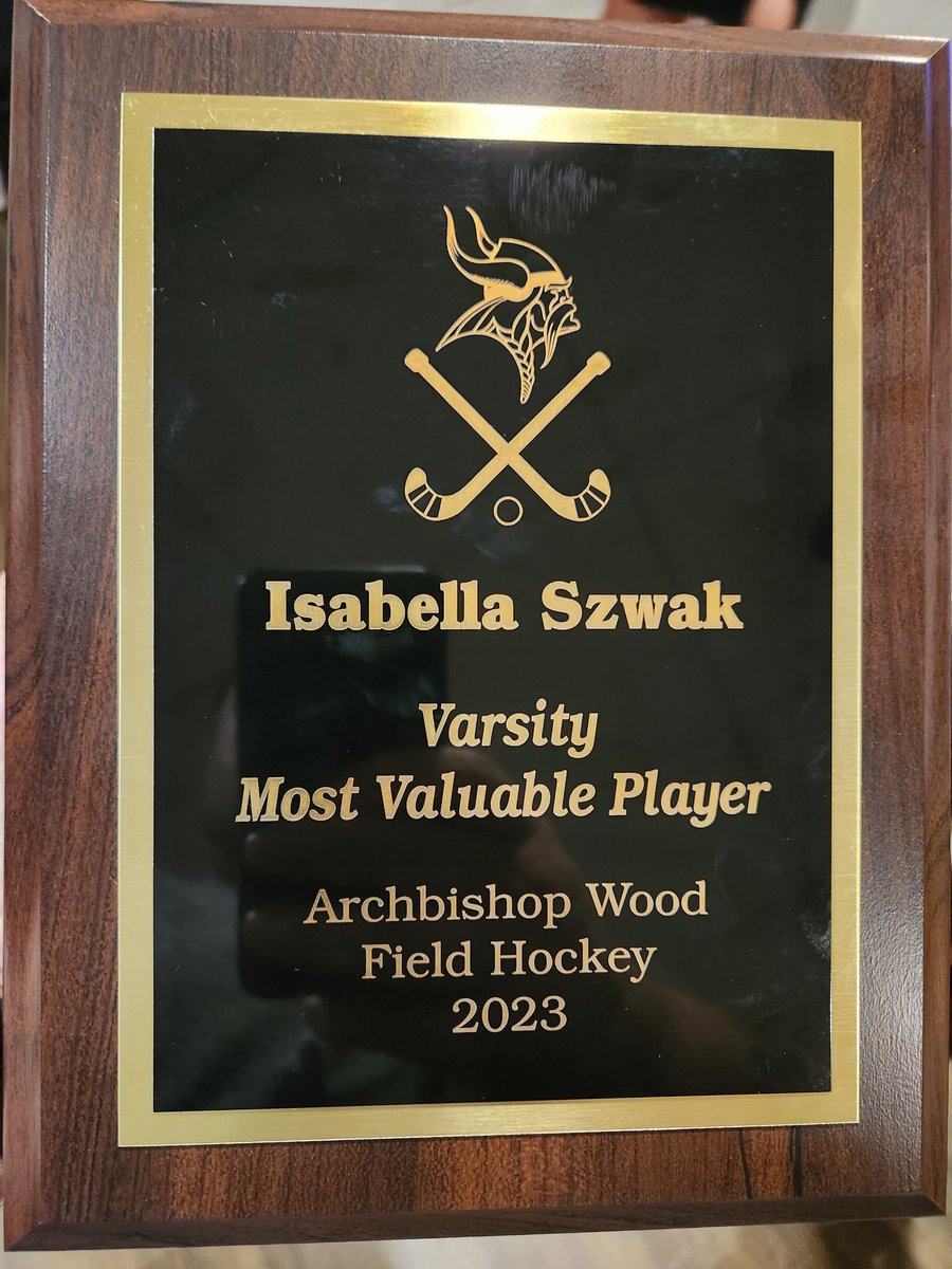 We couldn't be more proud! This is what hard work and dedication to your craft looks like. This is what determination and positivity looks like. #VikingPride #FHockey #WoodFieldHockey