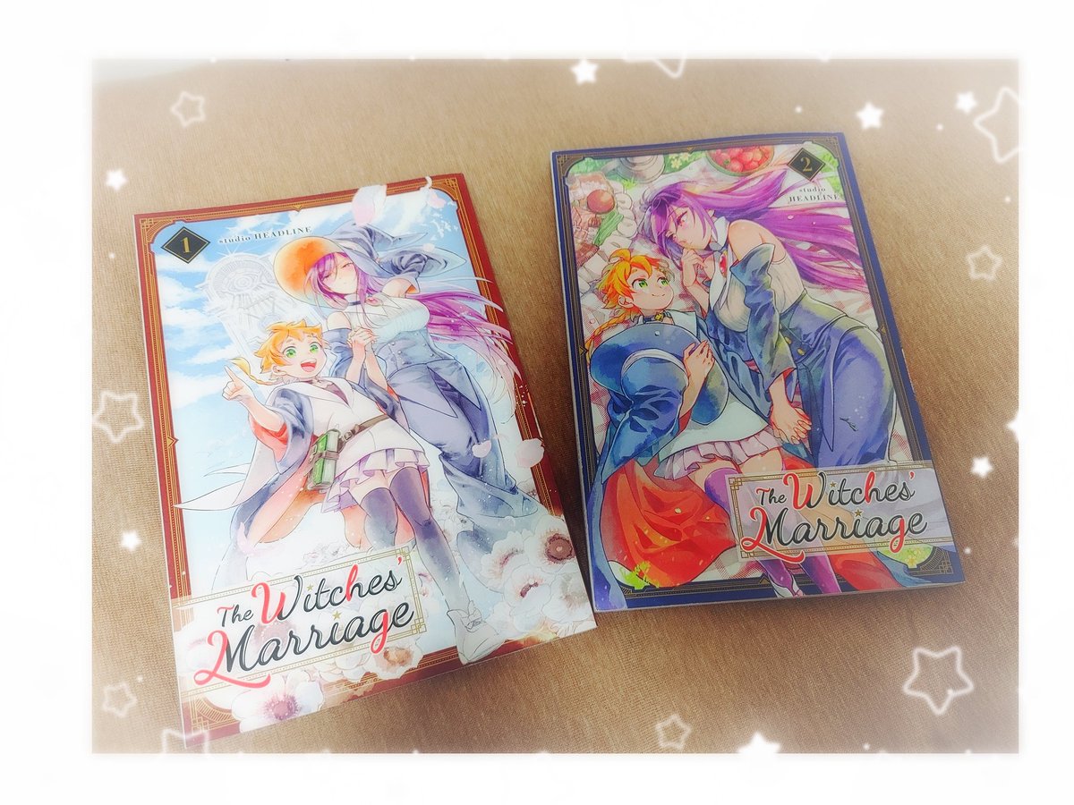 原案・ネームを担当した「#魔女ノ結婚」海外版の2巻が届きました🧙‍♀️♥️🧙‍♀️✨  英語だとまた一味違った楽しみ方がありますね 入手可能な方はぜひゲットしてみてください😉