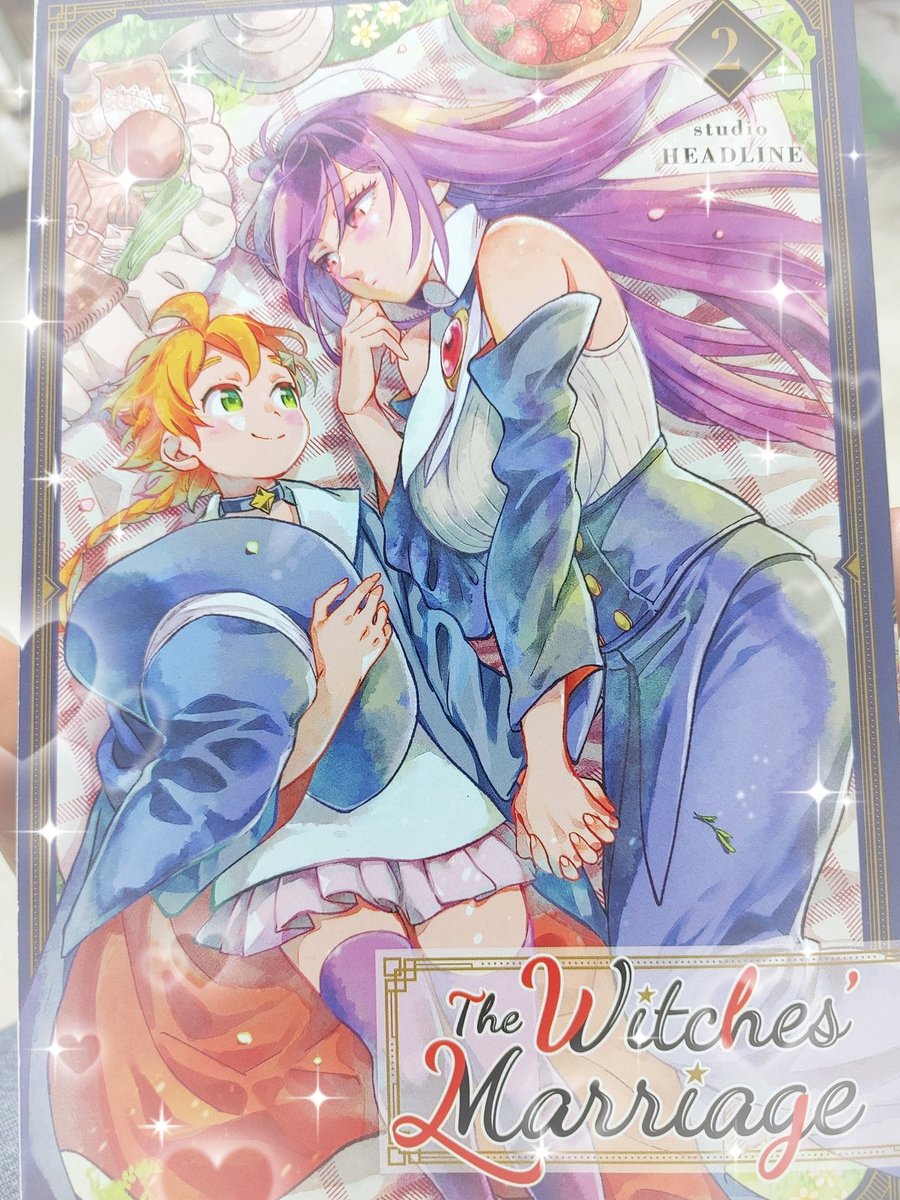 原案・ネームを担当した「#魔女ノ結婚」海外版の2巻が届きました🧙‍♀️♥️🧙‍♀️✨  英語だとまた一味違った楽しみ方がありますね 入手可能な方はぜひゲットしてみてください😉