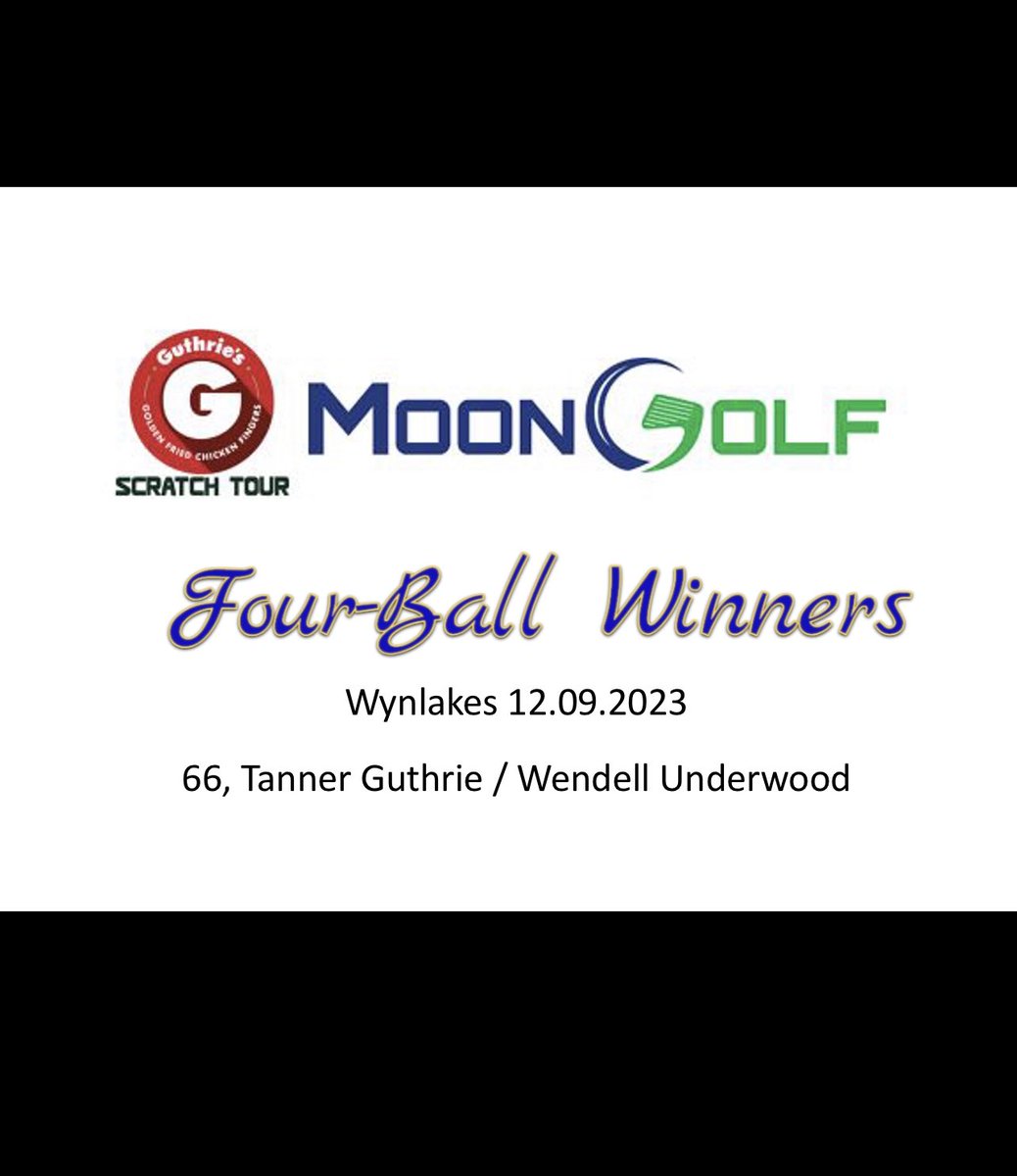 GuthriesScratch's tweet photo. Bobby Thomas wins the Jackson Thornton Wynlakes Classic Saturday after firing a three under 69! Tanner Guthrie and Wendell Underwood shoot 66 to take the Moon Golf Four-Ball! https://t.co/GMzs30a8F7 for full results!! https://t.co/ZRCpfp3XjD