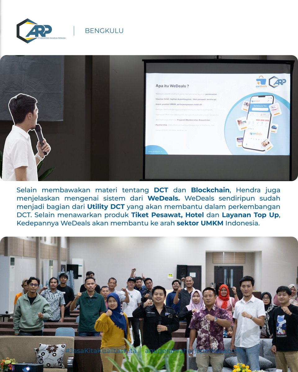 AnugerahRP's tweet image. Anugerah Raharja Perkasa tidak berhenti untuk berbagi pengetahuan, ilmu dan pemahaman tentang aset kripto melalui Education Class.

#JasaKitaKualitasKita #AnugerahRaharjaPerkasa #EducationClass