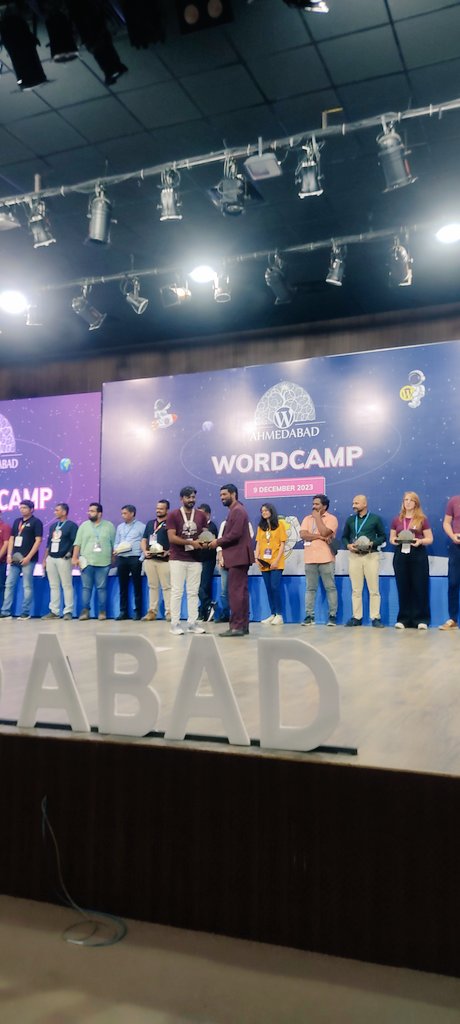 sumitsinghwp's tweet photo. Gratitude fills my heart as I proudly hold the WordCamp Ahmedabad Speaker Trophy! ๐ Being part of this incredible WordPress community has been a journey of inspiration and continuous learning ๐.
#wcahmedabad #WCASpeaker #WordPressJourney #wordpress #talkwithsumit https://t.co/R6yCJNpOCB