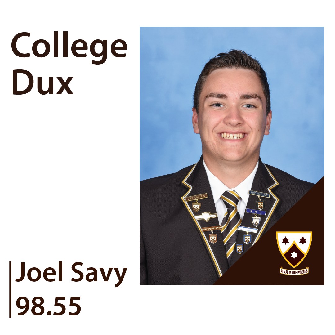 WhitefriarsColl's tweet photo. #WFCLearning Congratulations to our 2023 Dux, Joel Savy who achieved an ATAR of 98.55.
#belong #believe #become https://t.co/4RJYYpGAuh