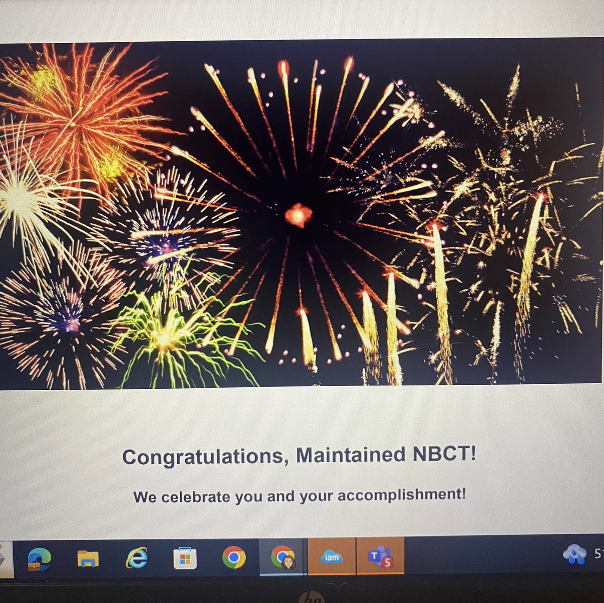 foxreadingchick's tweet photo. Super proud to have maintained my NBCT status!! 🥳 #nbctproud #aacpsawesome @NBPTS https://t.co/FBBcW0oV78