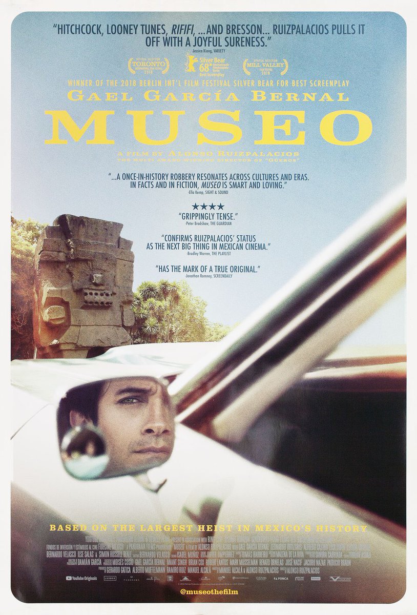 SubSickAlien's tweet photo. Museo (2018 - Dir. by Alonso Ruizpalacios), Le Petit Soldat (1963 - Dir. by Jean-Luc Godard) &amp; No Future (2021 - Dir. by Mark Smoot, Andrew Irvine) #ThreeRecentlyWatchedFilms 📽 #ForeignFilm #MexicanCinema #FrenchNewWave #AnnaKarina #IndependentFilm #FamilyDrama #SundayNight https://t.co/WNeQz2qlIA