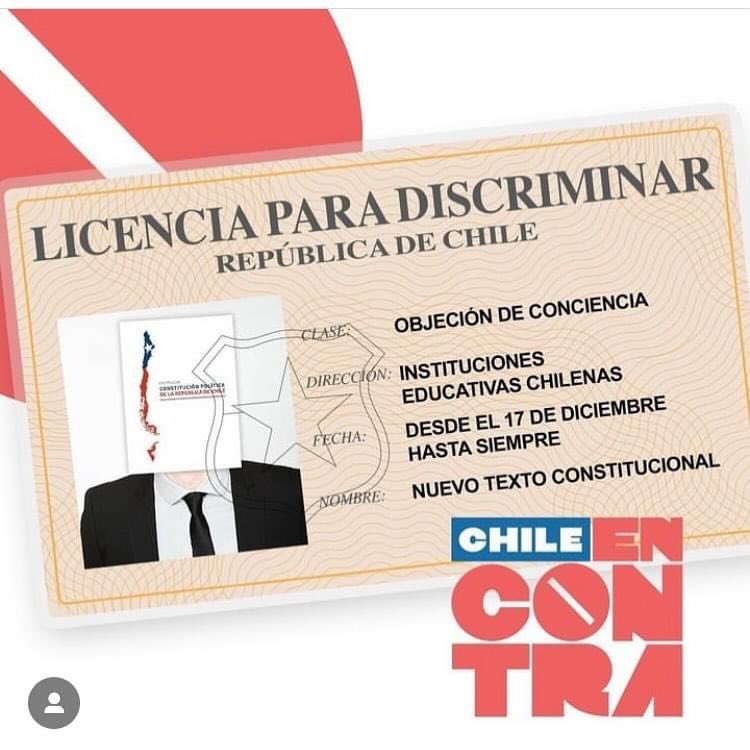 La falta de sensibilidad artística en la derecha siempre es obvia. Se apropian culturalmente de lo que nos pertenece.
La libertad que pregonan para unos pocos no nos representa y no lo hará jamás.
#en contra este 17 de diciembre. 
#votamosencontra