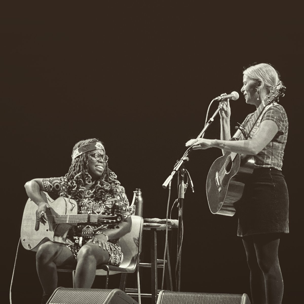 The wonderful and talented <a href="/guitar_yaz/">Yasmin Williams</a> and <a href="/odonovanaoife/">Aoife O'Donovan</a> at <a href="/PennLiveArts/">Penn Live Arts</a>