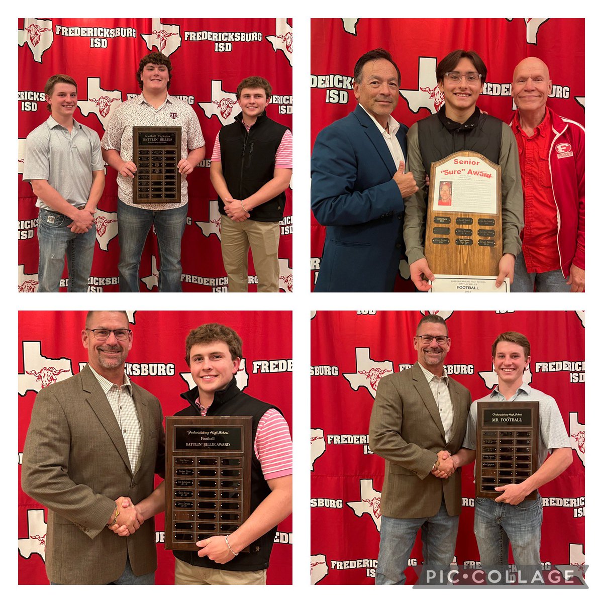 BillieFootball's tweet image. It was a great night celebrating the 2023 Battlin’ Billie football season. Congratulations to our Superlative Award Winners, Team Captains and all of our seniors. Thanks for a great year! @billiesports #WorkToWin #BilliePride #ÜberAlles