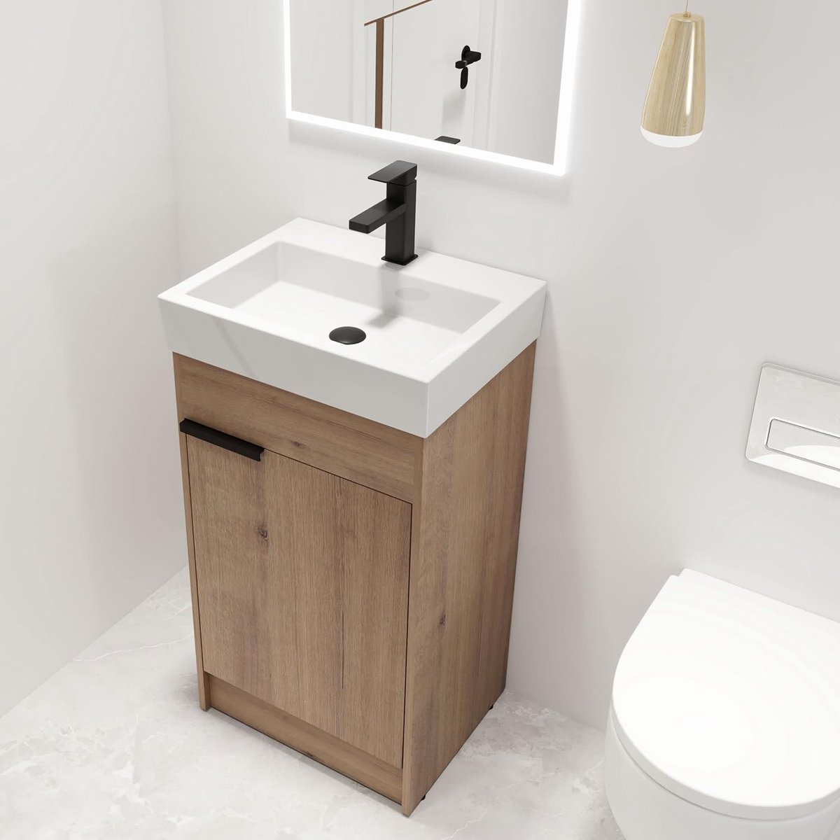 19 Best 18in Bathroom Vanity With Sink 2023 - Expert Advice &Reviews luxbestreviews.com/18in-bathroom-… #SmallSinkSpace #BathroomEssentials #CozyBathroom #SingleSinkSolution #EfficientDesign #CompactLiving #TinyBathroom #CompactVanity