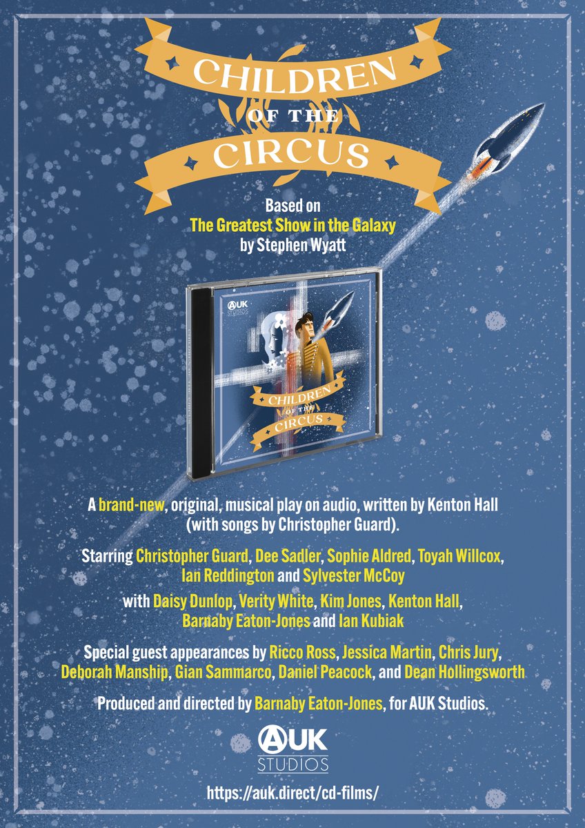 The fantastic new Doctor references the villains from @doctoryatt's classic TV story, whilst producers #RussellTDavies and #PhiCollinson chat about bringing them back. Well, I've pipped them to the post! #ChildrenOfTheCircus, out on Dec 14th (and it's a musical too!). 1/2