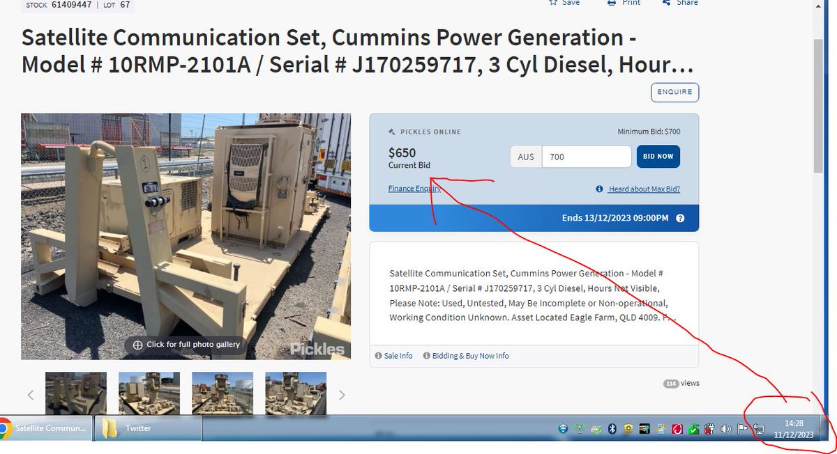 #ShameDayMonday at @DefenceAust w/ #TaxpayerMoney @JEChalmers @SenKatyG

😡#ShamefulAct #4- SatelliteCommunications X 4

Replacement below. Is it $650 @AlboMP ?

@andrewtillett @MriyaReport @ChrisJamesNYU

#AusKraineArmy 💙🦘💛 'getting stuff for Ukraine'

atc-network.com/atc-news/rohde…