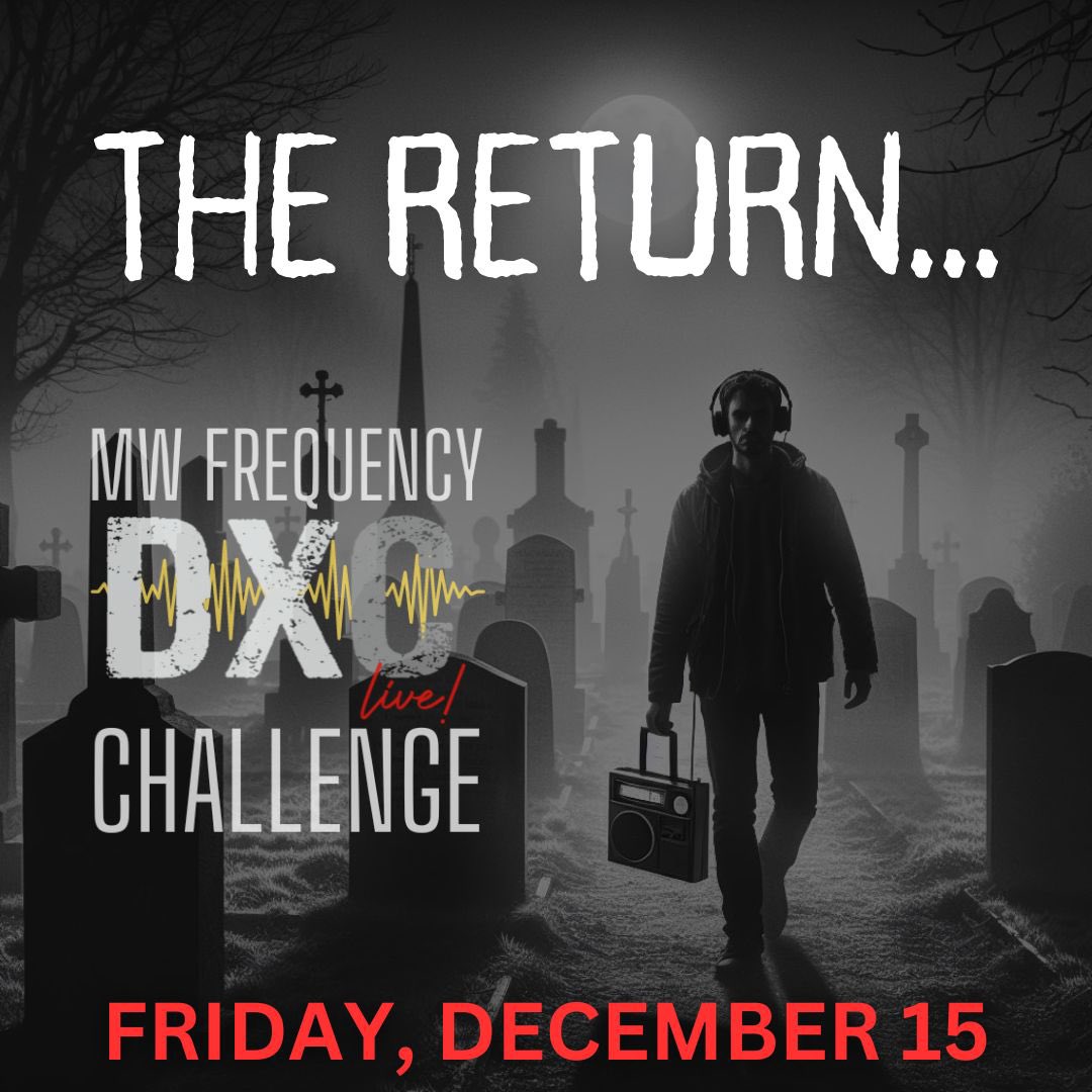 DXCentral's tweet photo. The MW Frequency Challenge returns this coming Friday! Details will be released soon. Get your ears warmed up! #amdx #mwdx https://t.co/y6L8nBZHhh