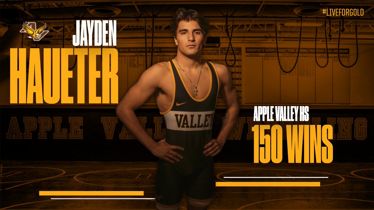 JoshuaBarlage's tweet photo. Congratulations to Senior Jayden Haueter for reaching career milestone 150 Varsity Wins! 🦅 https://t.co/2a71vqGZvu