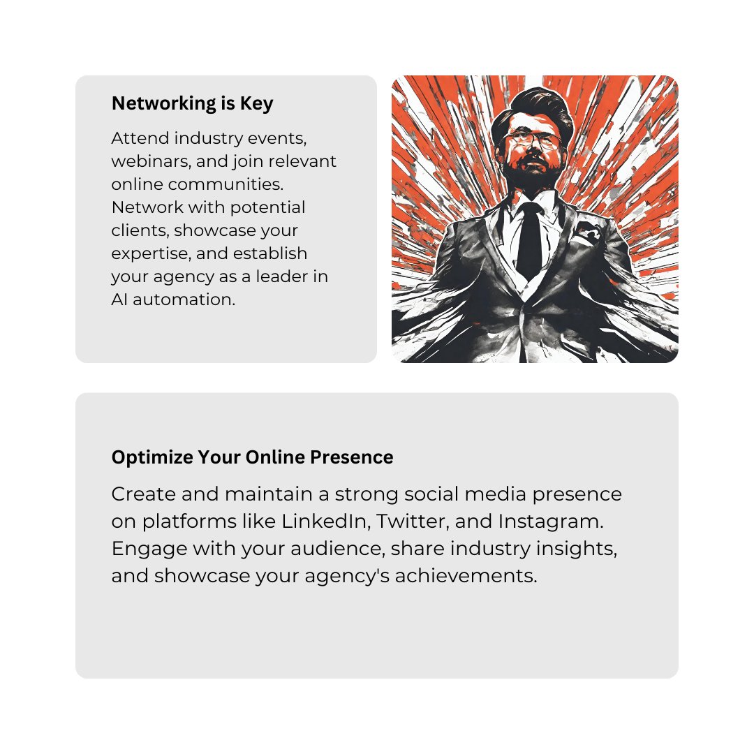 ZenautomateZen's tweet image. 🚀 **Elevate Your Business with AI Automation!** 🤖💼

Ready to transform the way you operate? Dive into the world of AI with our guide to attracting clients and boosting your business! 🌟