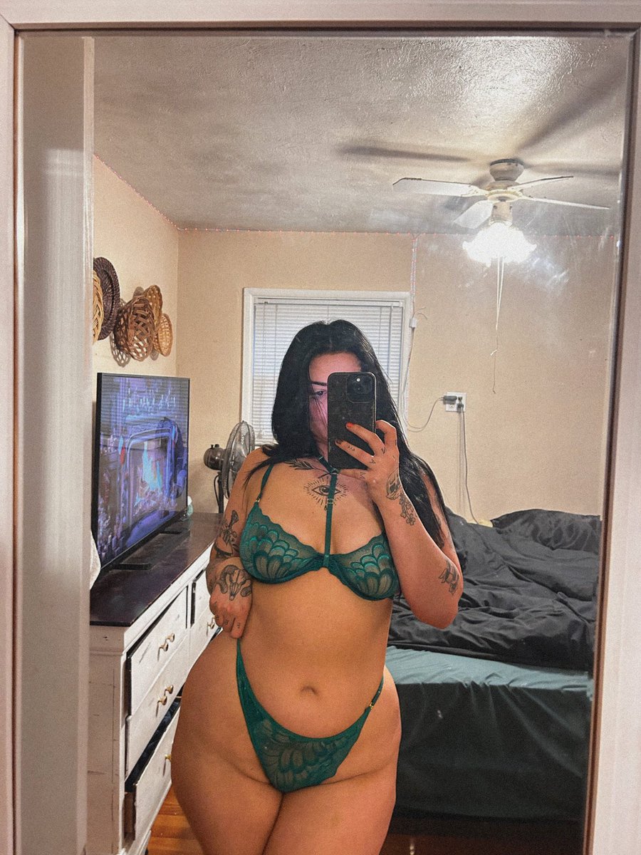 tryitonwithaj's tweet photo. I need all new lingerie sets in just green now. 
#onlyfansbabe https://t.co/mC4BewE0oR