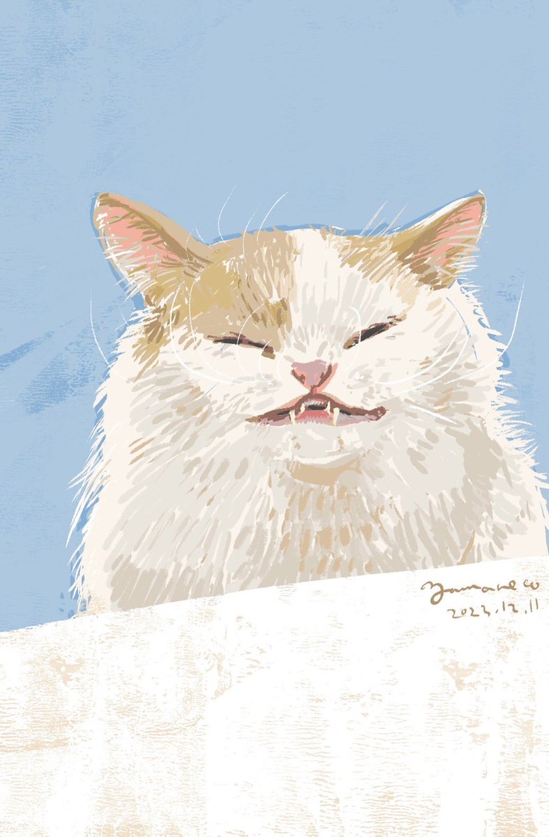 ヤマネコさん（<a href="/ymnc_rf/">ヤマネコ</a> ）がアポロを描いてくれました〜！！
めちゃくちゃ可愛く描いてくれてありがとうございます。ヤマネコさんのイラスト大好き🥰