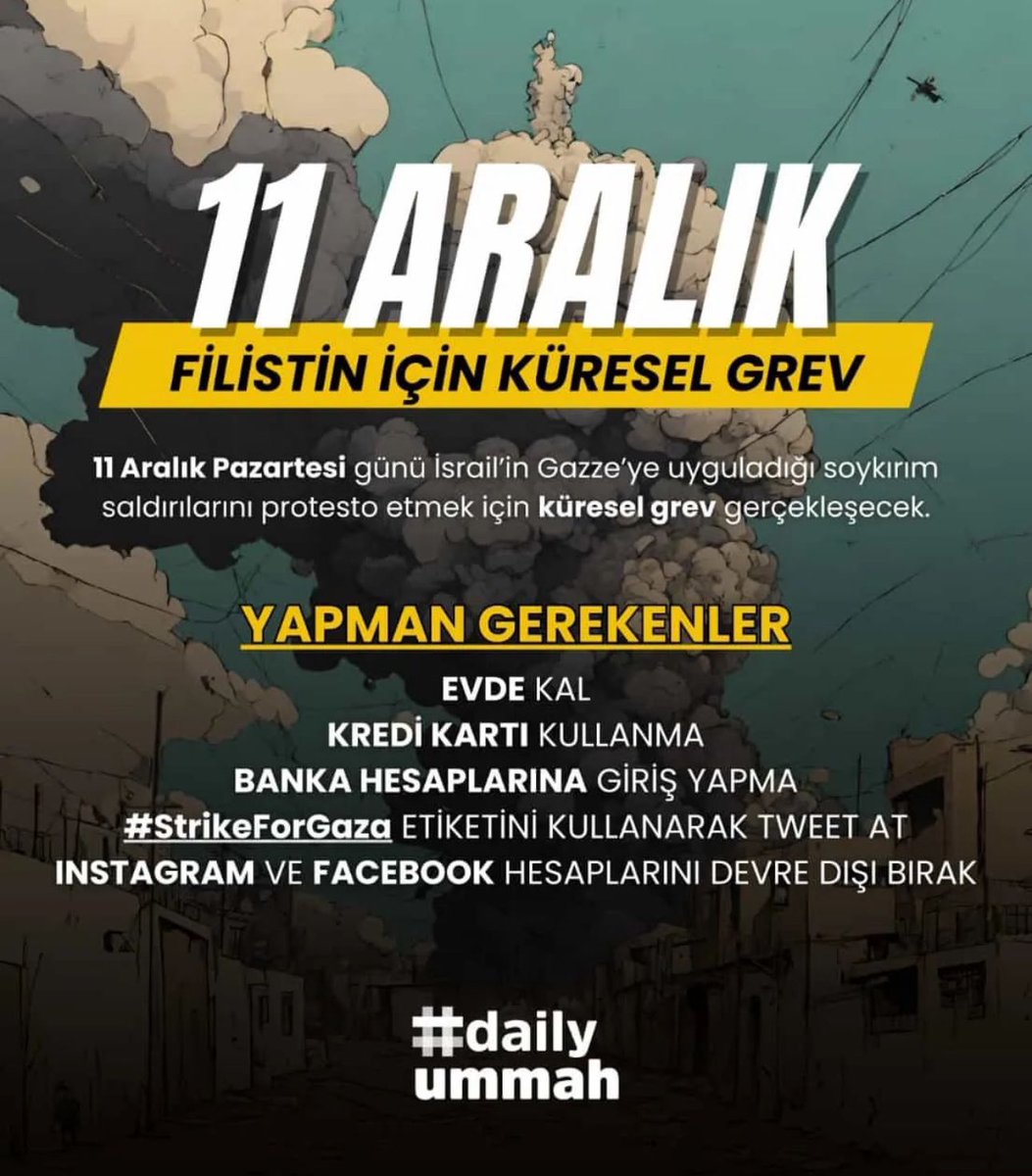 tugbaasma's tweet photo. İnsanlık için greve. 
#strikeforgaza #grev https://t.co/8sO8gzRctl